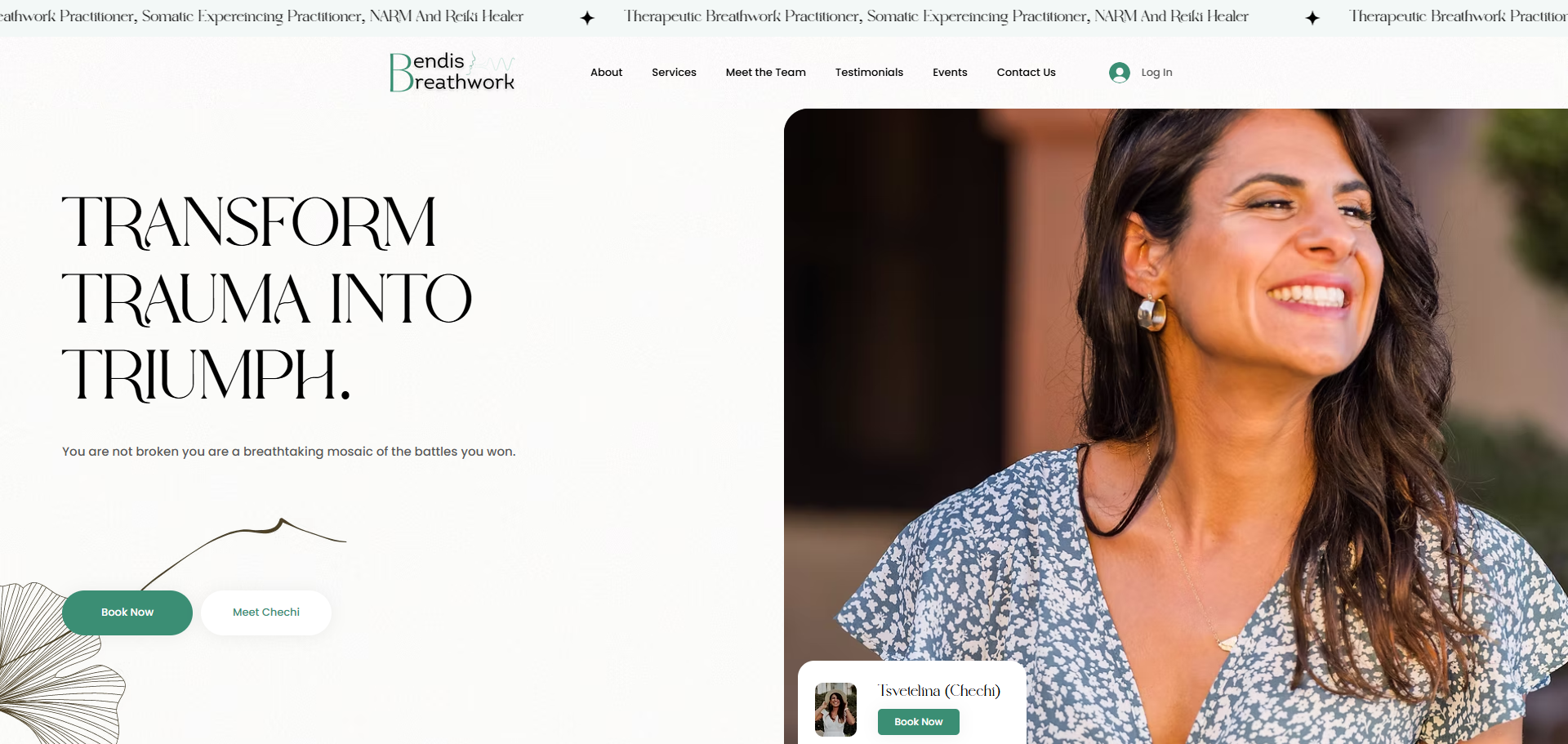 Wellness coaching website